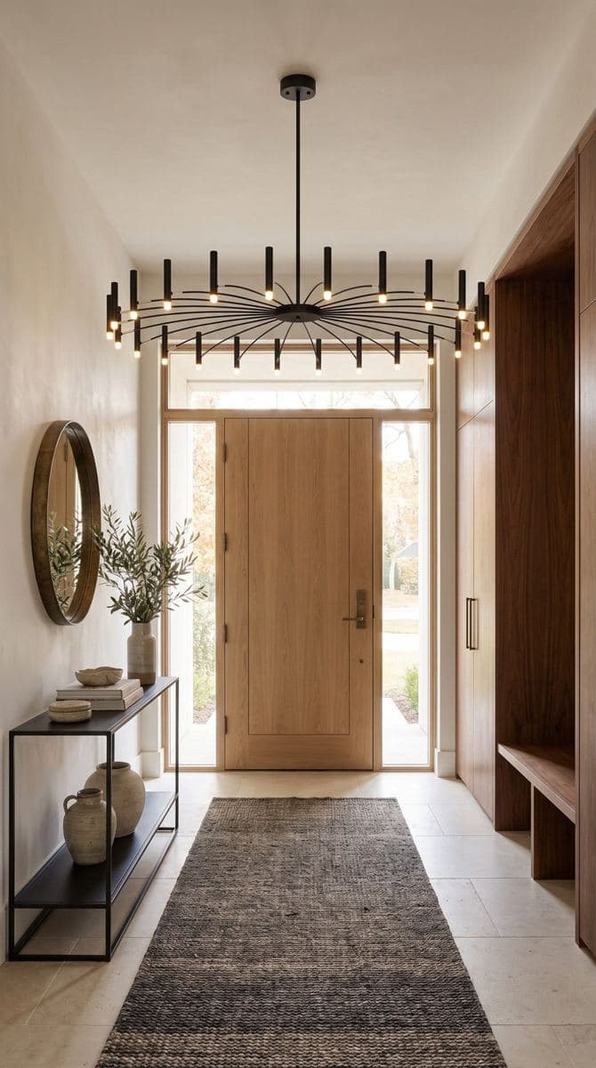 Entryway and stairwell